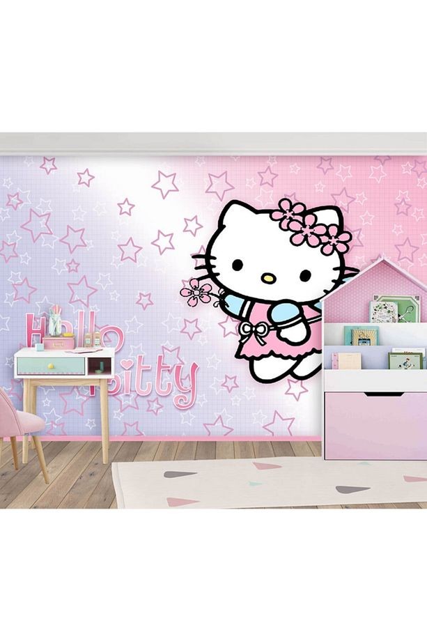 Hello Kitty Çocuk Odası Duvar Kağıdı