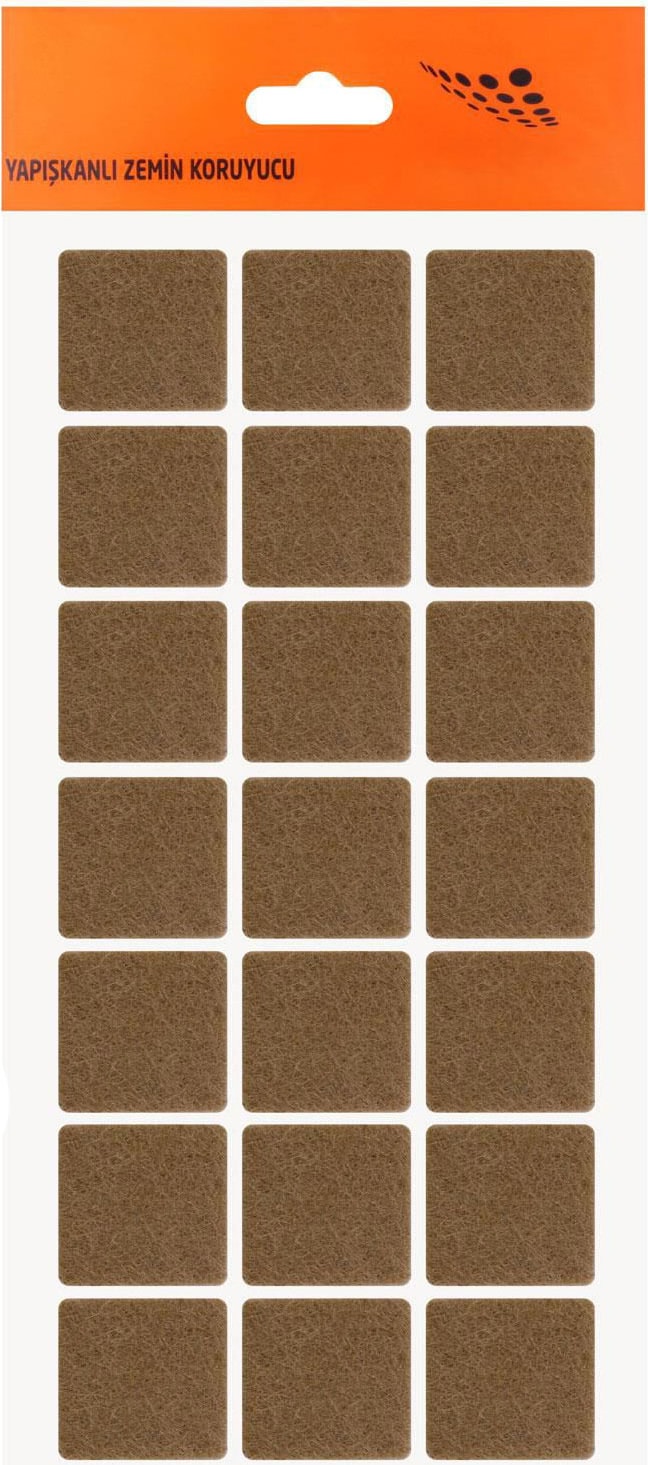 Masa Sandalye Parke Zemin Koruyucu Keçe Yapışkanlı 30X30 mm