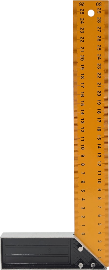 B.h.d BHD00589 300MM/30CM Sarı L Marangoz Gönye