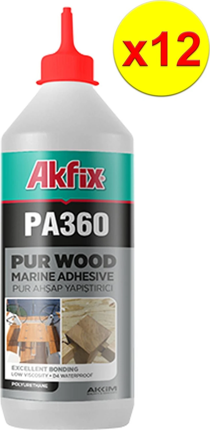 PA360 Pu Ahşap Tutkalı Deniz Tutkalı 12'li