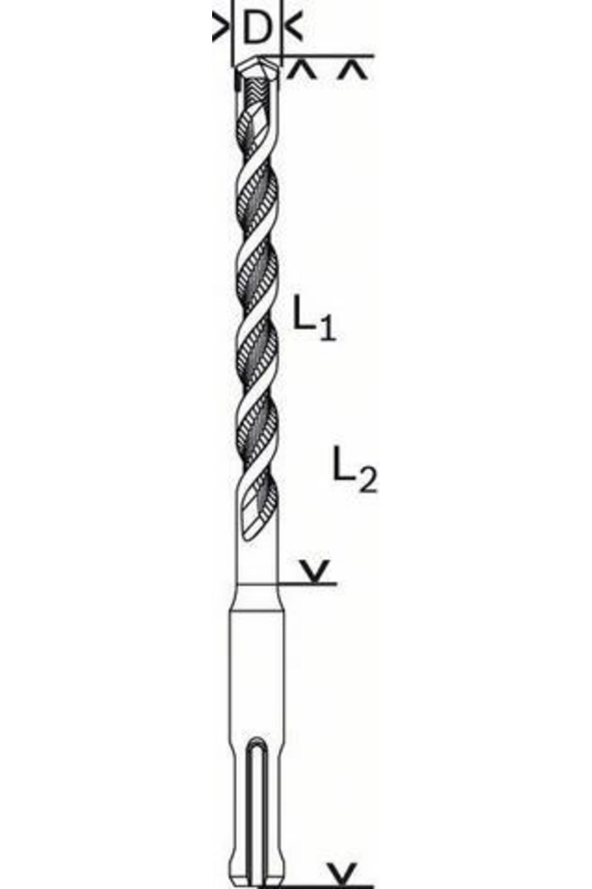 SDS PLUS-1 14X160 Matkap Ucu