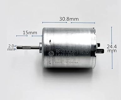Dc Motor Dc 24V 6000RPM RF370 Oyuncak Rc Araba Su Motoru Klima Uçak Bot RF-370CB-11670 Metal Fırçalı Elektrik Motoru