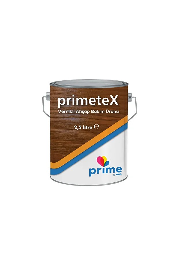 Primetex Solvent Bazlı Yarı Şeffaf Vernikli Ahşap Koruyucu 2,5 LT KOYU CEVİZ