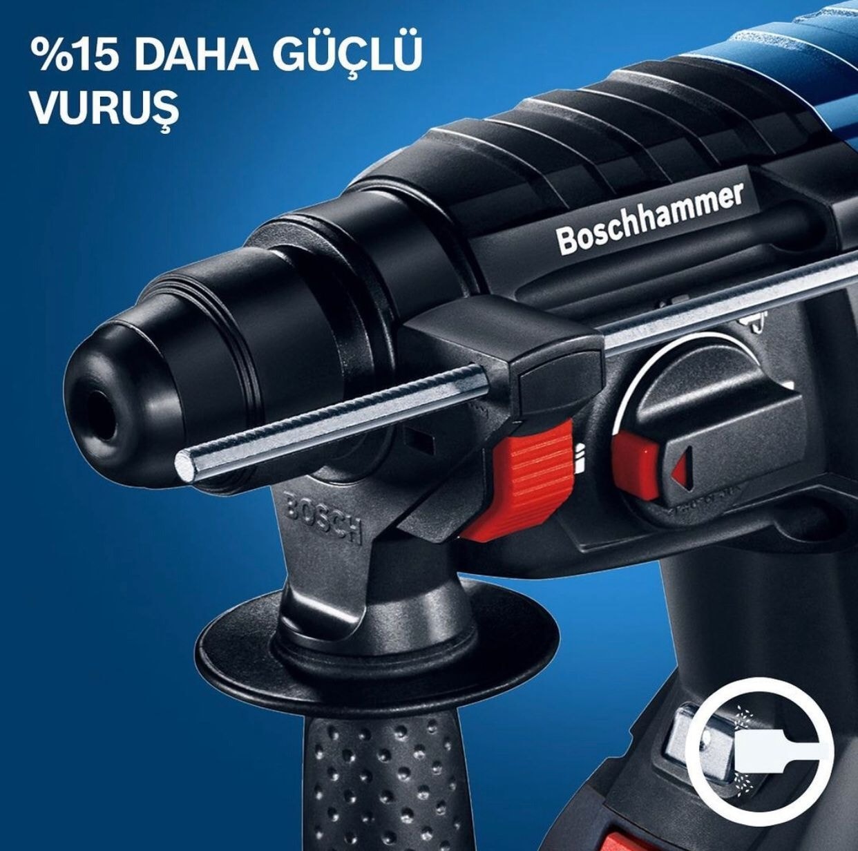 BOSCH Promix Akülü Kömürsüz Kırıcı Delici Çift Akülü Motor 2 Joule , 18.00 Volt 5.0 Ah – Gbh 180 Lı