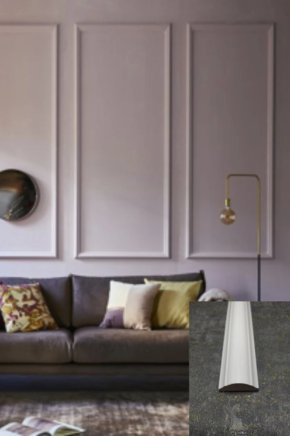 4 cm Boyanabilir 1 Boy Dekoratif Çıta (Boy:2.40 Metre)