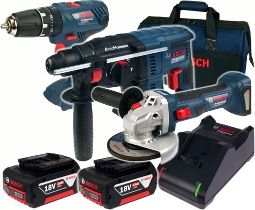 BOSCH Gbh 180-LI Gsb 180-LI Gws 180-LI 2X5,0AH