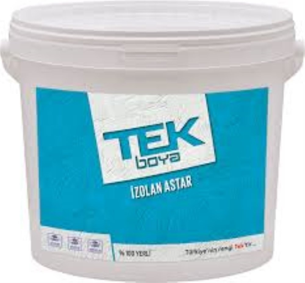Tek Izolan Iç ve Dış Cephe Su Bazlı Şeffaf Astar 10 kg