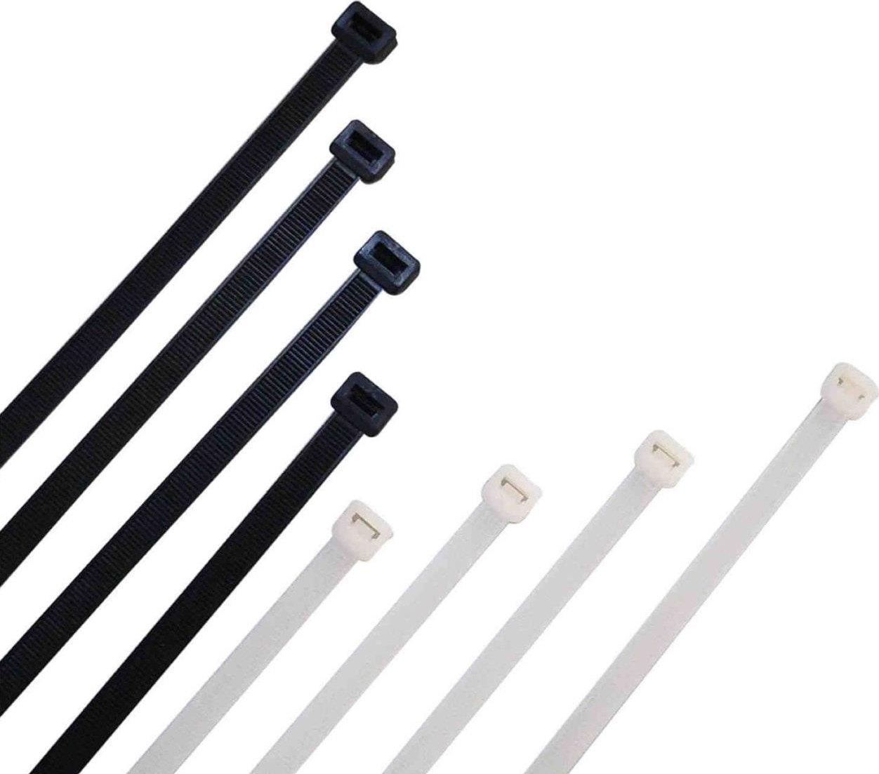 3,6Mm X 25Cm. Plastik Cırt Kelepçe Kablo Bağı (100 Adet)