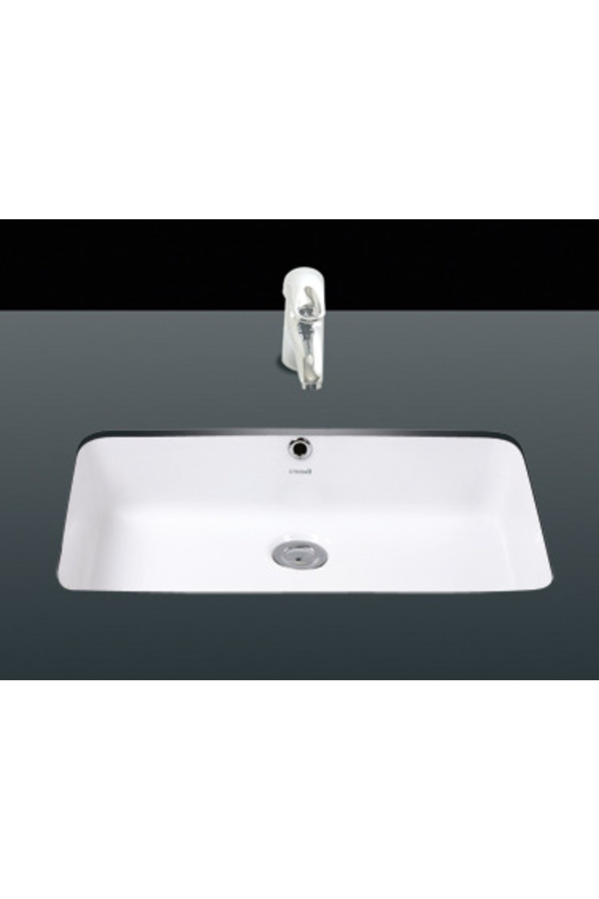 Tezgah Altı Tp730 Dikdörtgen Lavabo 30x50 Cm Beyaz