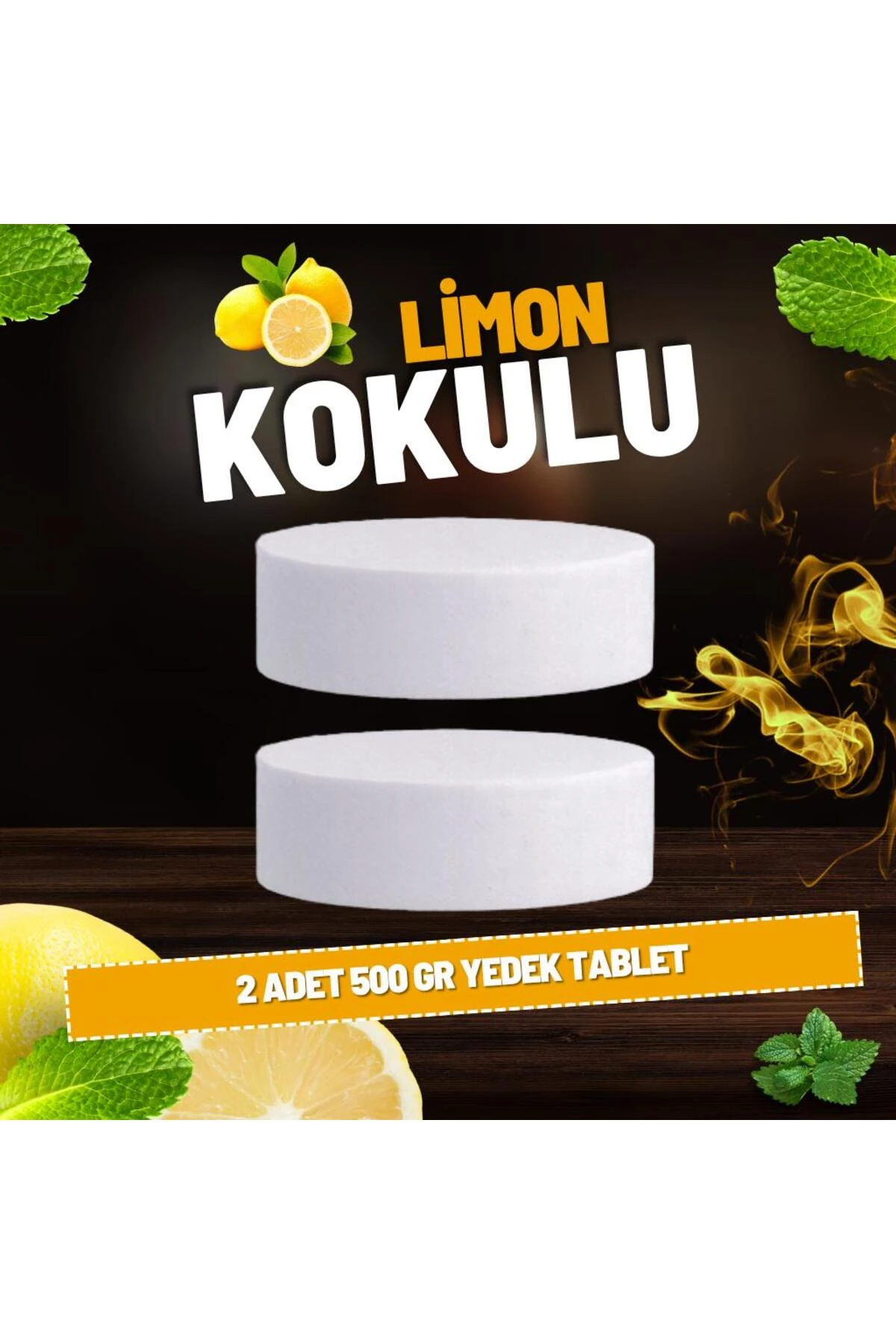 GBMOTİON, 2x500 Gram - Limon Kokulu, Nem Alıcı Rutubet Ve Küf Önleyici Yedek Tablet
