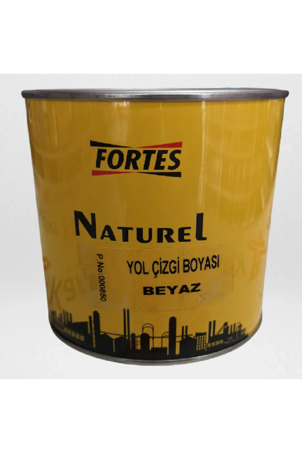 Fortes Yol Çizgi Boyası Lastik Yanak Boyası Beyaz 1 Kg