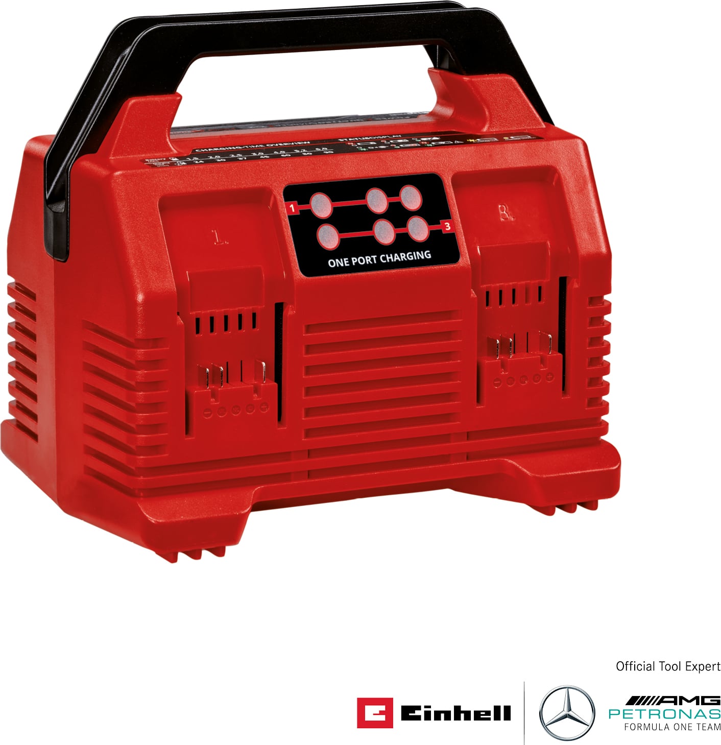 EİNHELL Şarj Cihazı Power X-Quattrocharger 4A Power X-Change (Li-Ion, 18 V, aynı anda 2x2 akü şarjı, akü takibi, akıllı şarj yönetimi, 6'lı LED gösterge) - 4512102