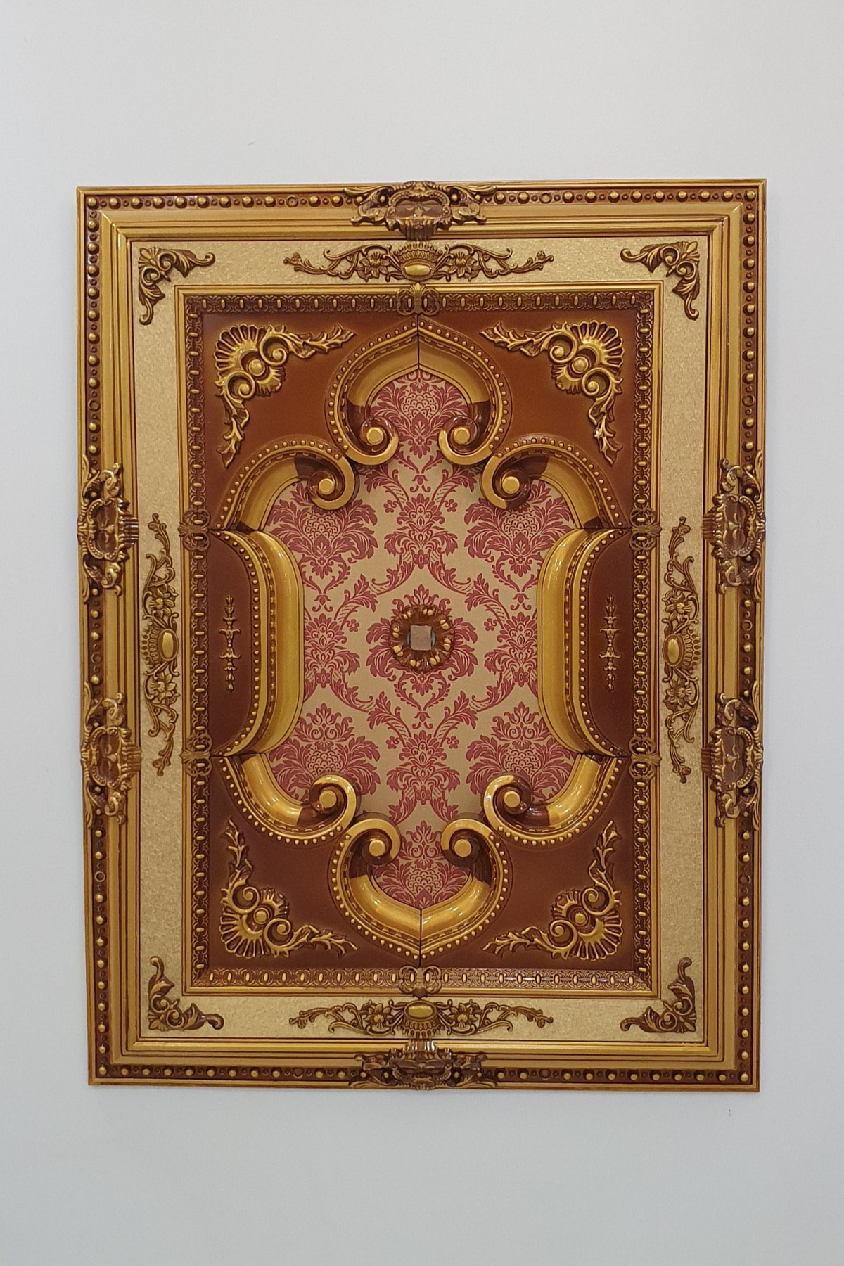 Saray Tavan 90*120 Cm Yeni Göbek Kahve Eskitme