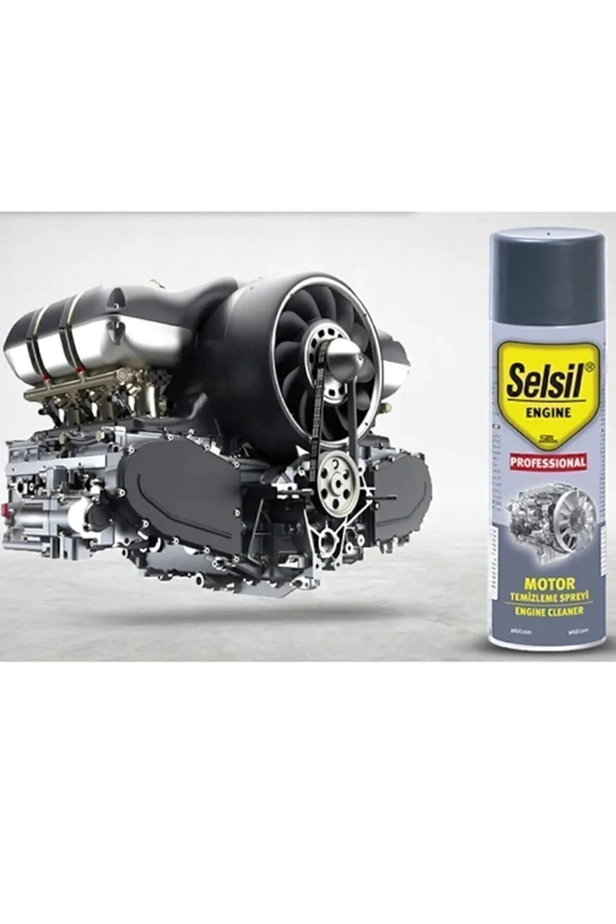 SELSİL Susuz Motor Temizleme Spreyi 500 ml