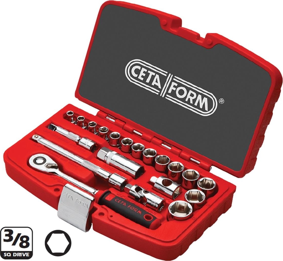 20 Pc. 3/8"6 Köşe Lokma Takımı C10-20PH2