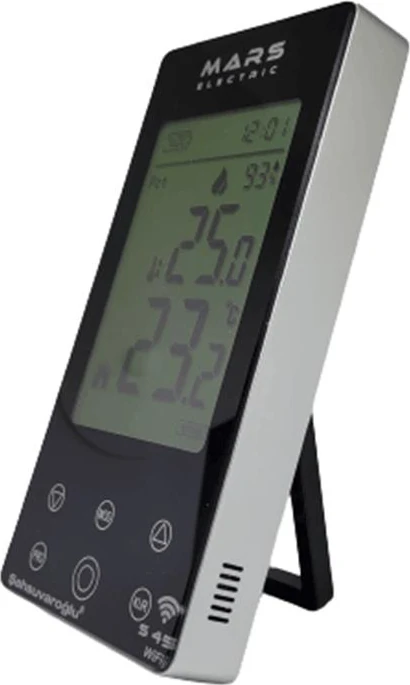 S45 Kablosuz Wifi Oda Termostadı Siyah