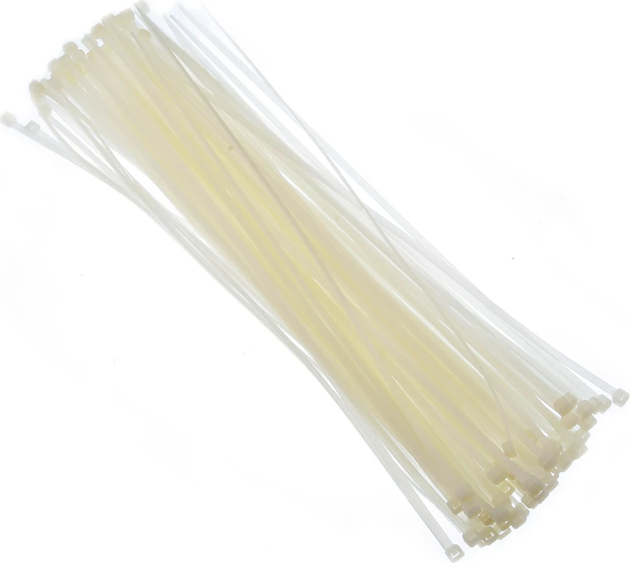 Plastik Kablo Bağı Cırt Kelepçe 292 mm x 3.6 mm Beyaz 100 Adet