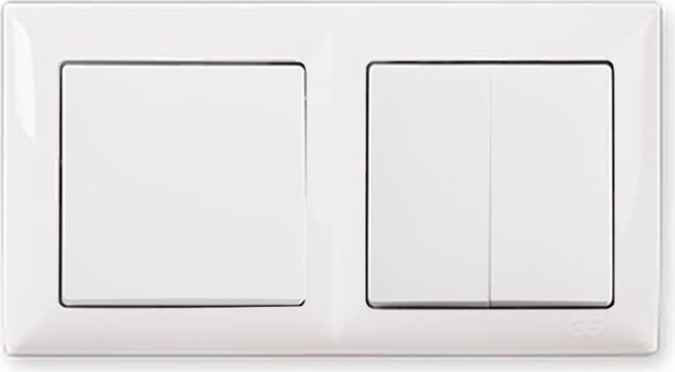 Visage Beyaz 2'li Set Anahtar + Komütatör