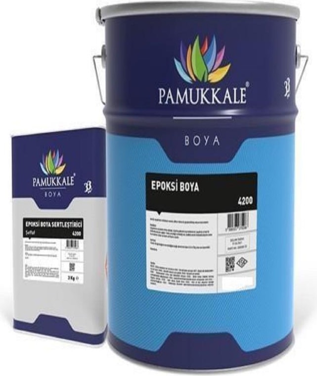 4200 Epoksi Boya 15 Kg+3 kg Ral 9006 Metalik Gri