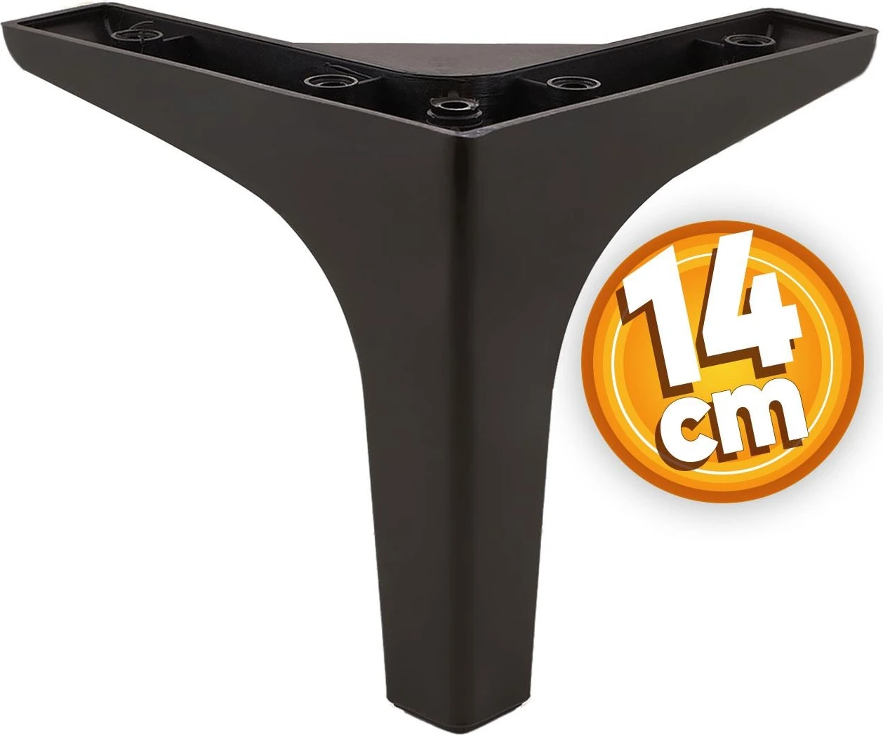 Sedef Lüks Mobilya Kanepe Sehpa Tv Ünitesi Koltuk Ayağı 14 cm Siyah Baza Ayakları