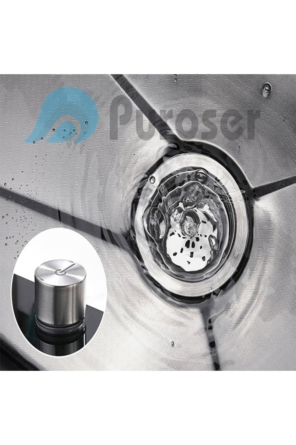 Teknolojik Mutfak Eviyesi Piyano Tuşlu Dijital Göstergeli 304 Krom Gövde Antrasit 75x45