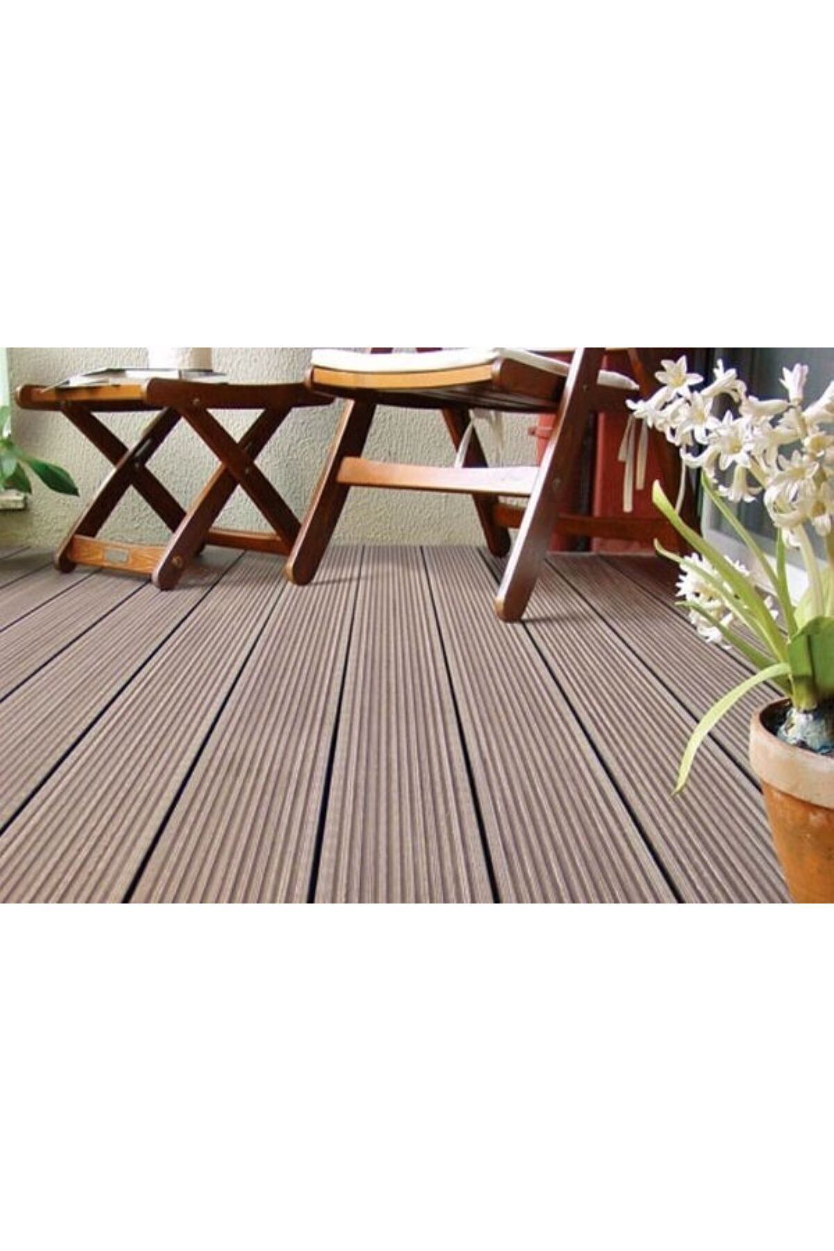 125cm Ahşap Deck Kahverengi Taban Tahtası Lambiri 125 Cm (5 ADET)