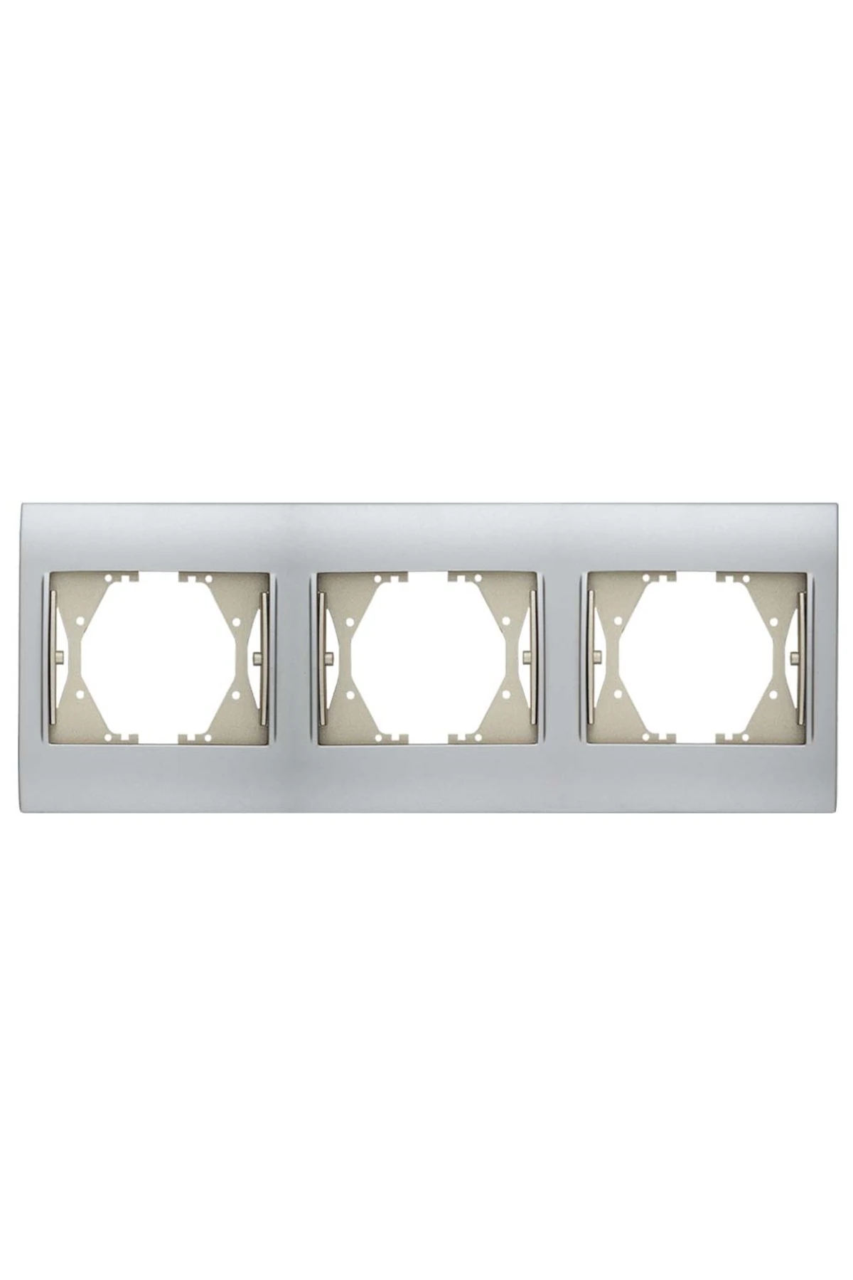 Viko Panasonic Thea Blu Inox Matt Dore Üçlü Çerçeve