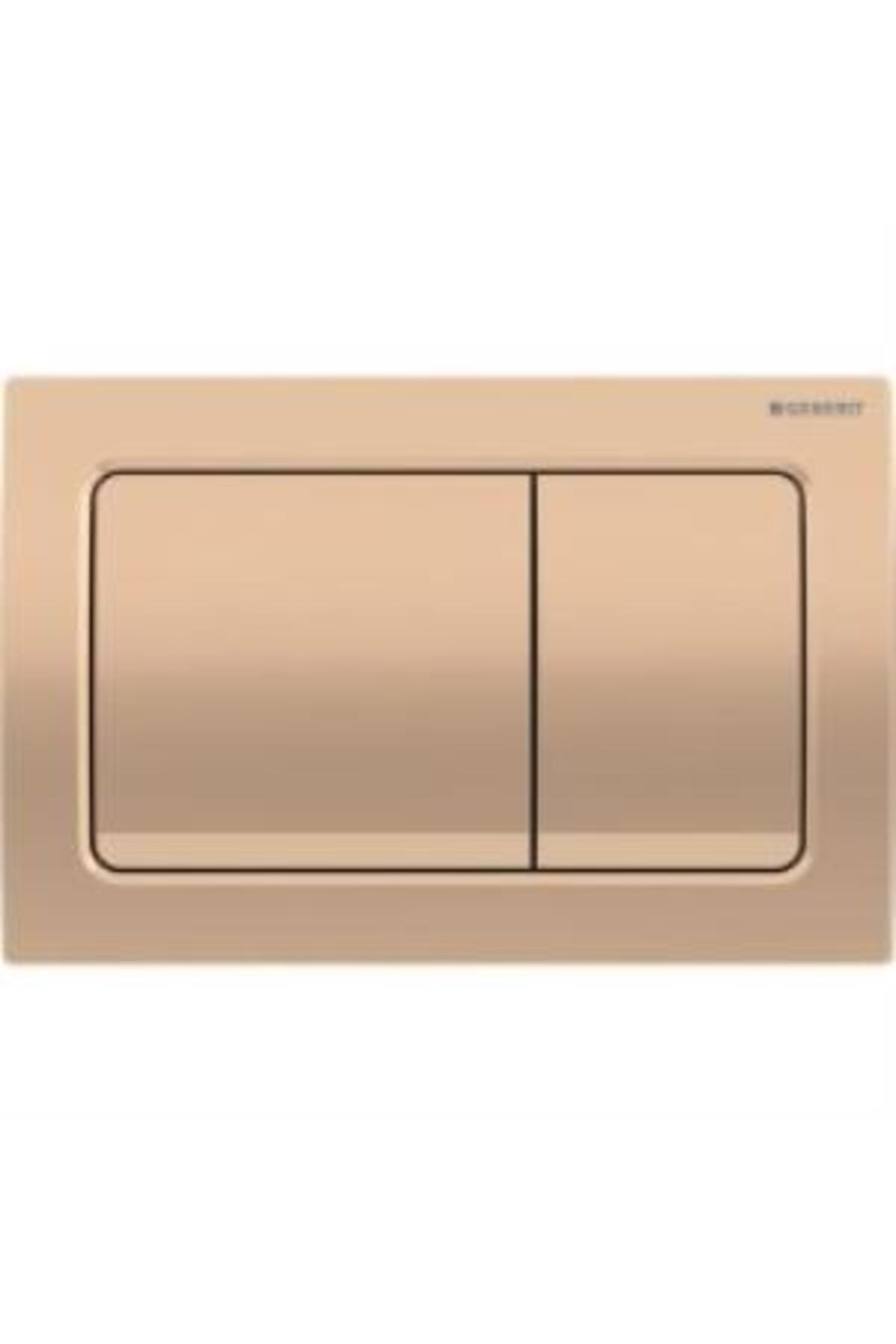 Alpha30 115.055.qa.1 Kumanda Paneli, Çift Basmalı, Bronz Mat