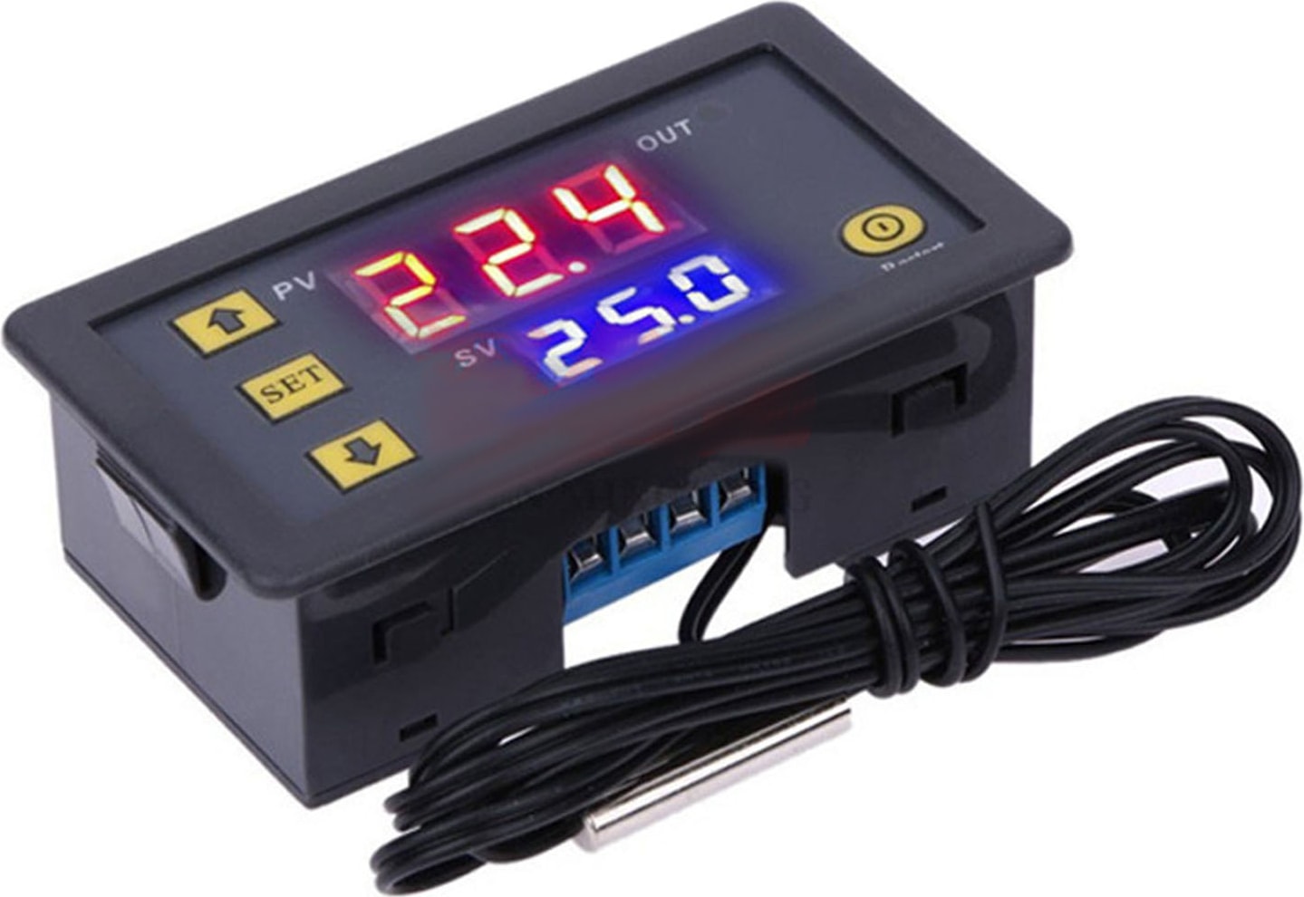 Su Geçirmez Problu Sıcaklık Kontrol Modülü Yüksek Doğruluklu Dijital Ekran Termostat Anahtarı ‑50‑110℃ 110‑220V (Yurt Dışından)