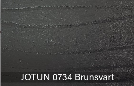 JOTUN Brunsvart 734 Demidekk Ultimate Fönster Ahşap Boyası 3 kg