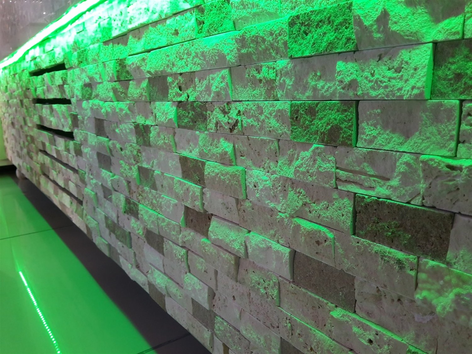 2,5X5Cm Klasik & Noce Doğal Taş Traverten Patlatma Mozaik