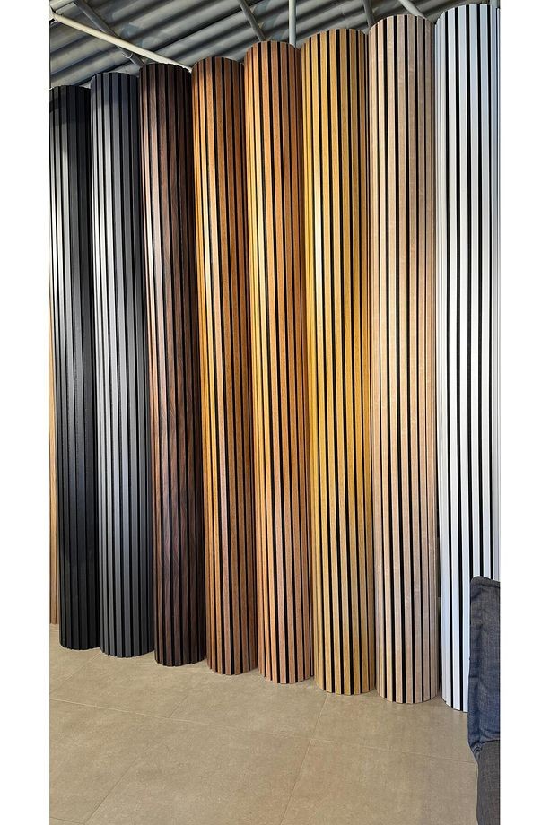 Ahşap Akustik Duvar Paneli 100x280 Cm Dekoratif Keçeli Duvar Paneli Mdf 100x280 Vestiyer Lambirisi