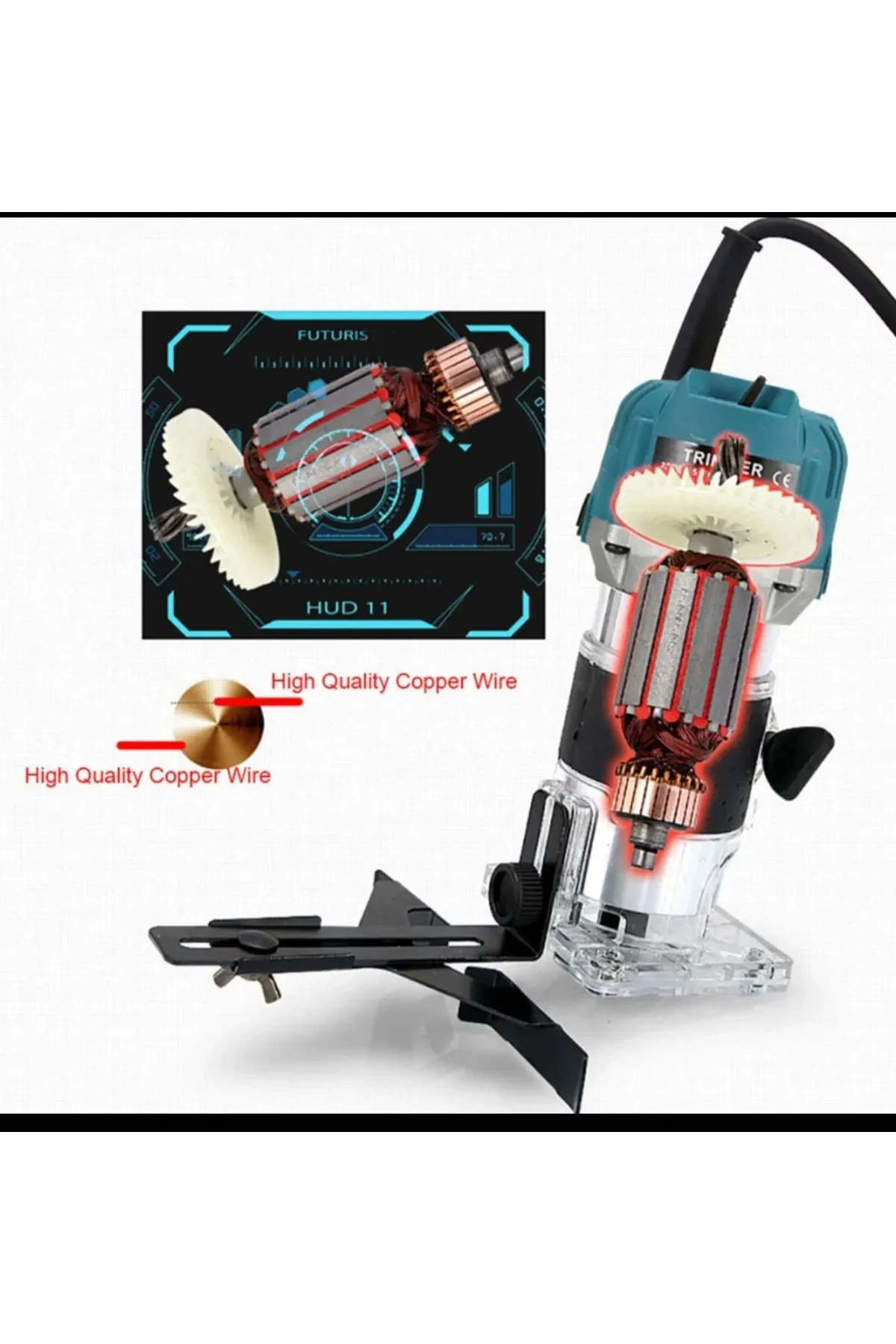 Bakır Sargı 3600w Formika Freze Makinesi-6 Mm Uçlu,2 Yıl Garantili,profesyonel Traşlama