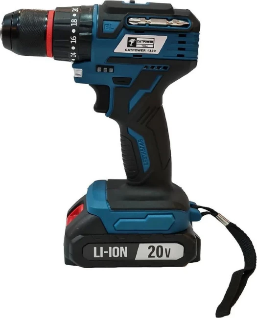 1320 Kömürsüz Darbeli Akülü Vidalama