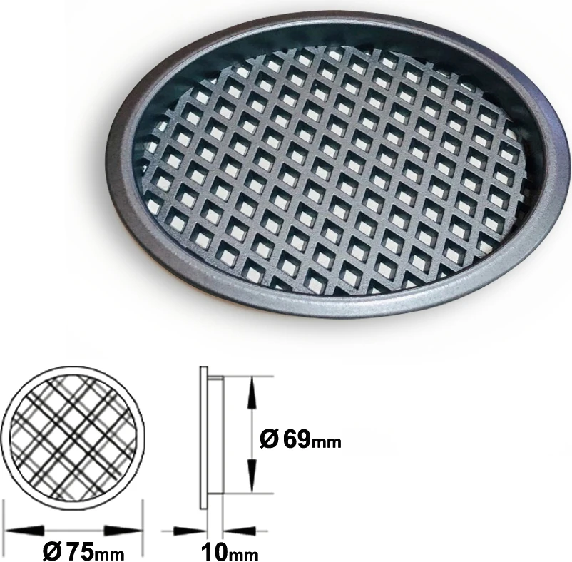 Plastik Menfez 70 Lik Gri