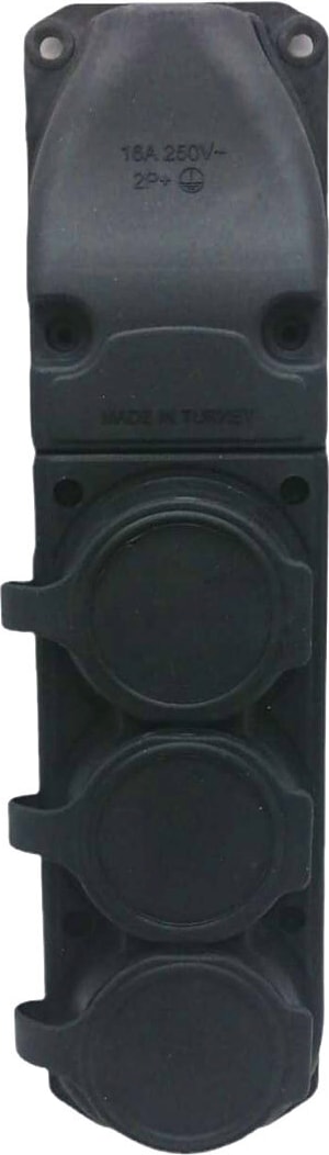 3LÜ KAUCUK TOPRAKLI KLEMENS KAPAKLI (3791)