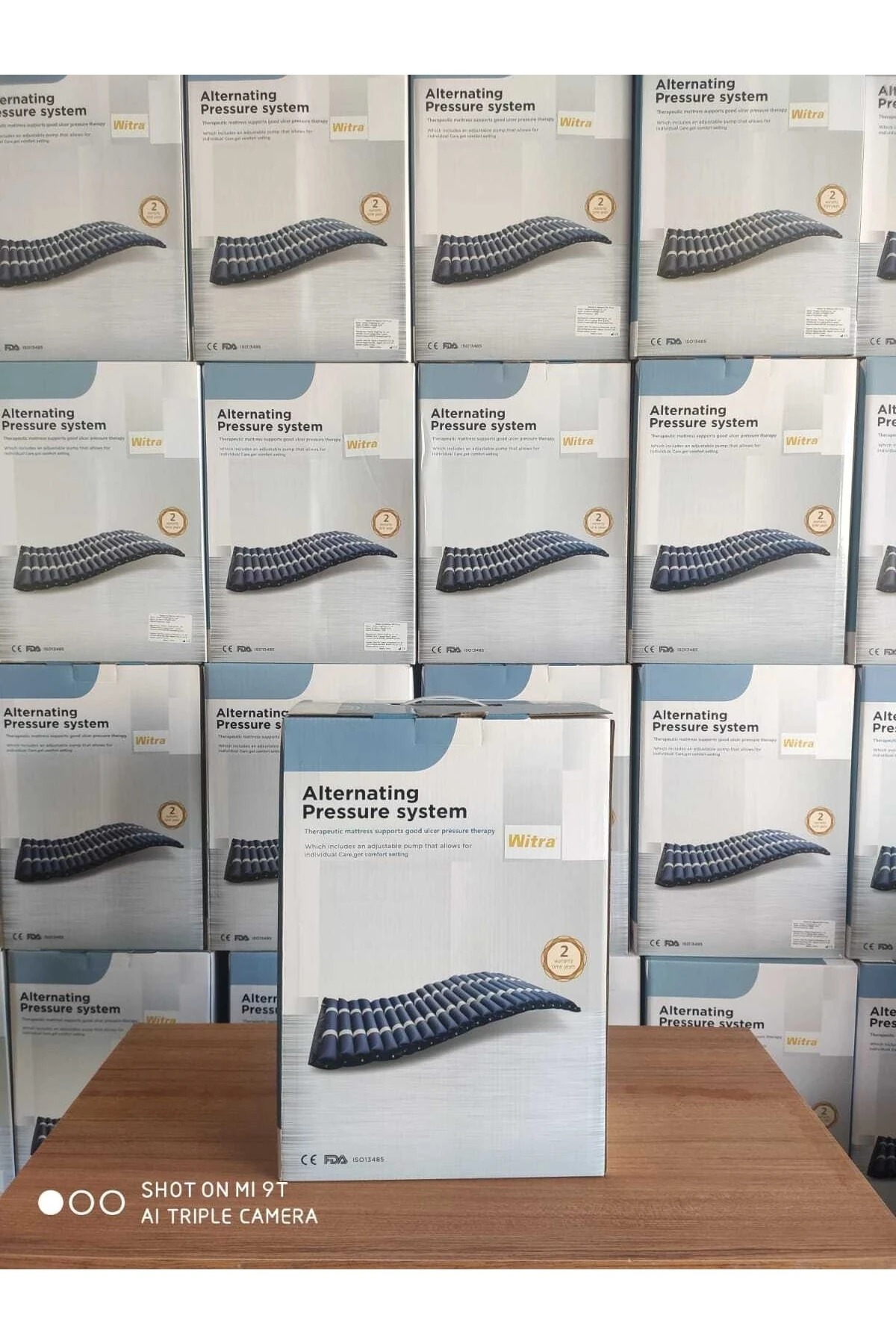 A + B 8cm Ventilasyonlu Boru Tipli Havalı Yatak ( Kılıf Hediye )