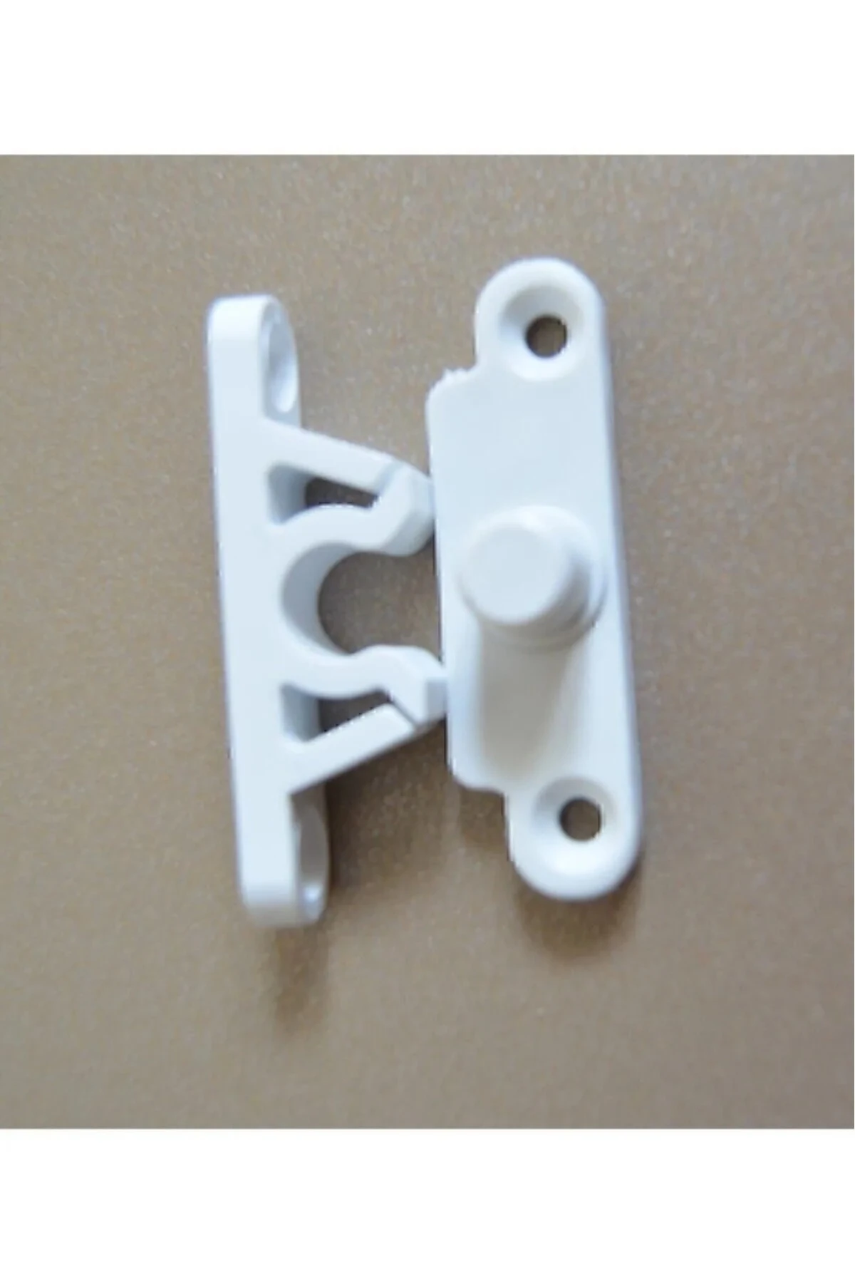 (2 Adet) Pvc Kapı Pencere Sineklik Beyaz, Plastik Çıt Çıt, Kilit Menteşe