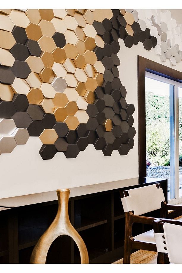 Norm 3 Boyutlu Dekoratif Duvar Paneli (-SİYAH-) (1M2)