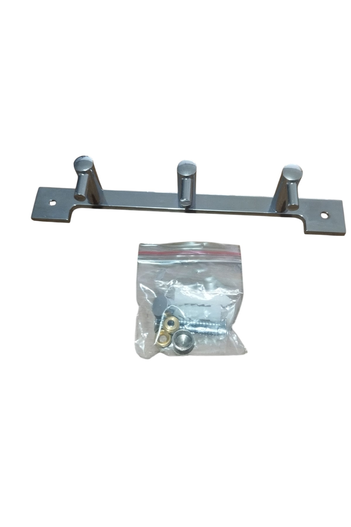 pirima krom pirinç banyo üç lü askı seti