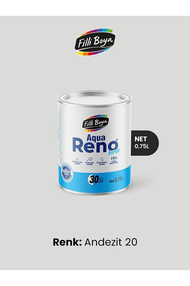 Aqua Reno Banyo 0.75 Lt Andezit 20