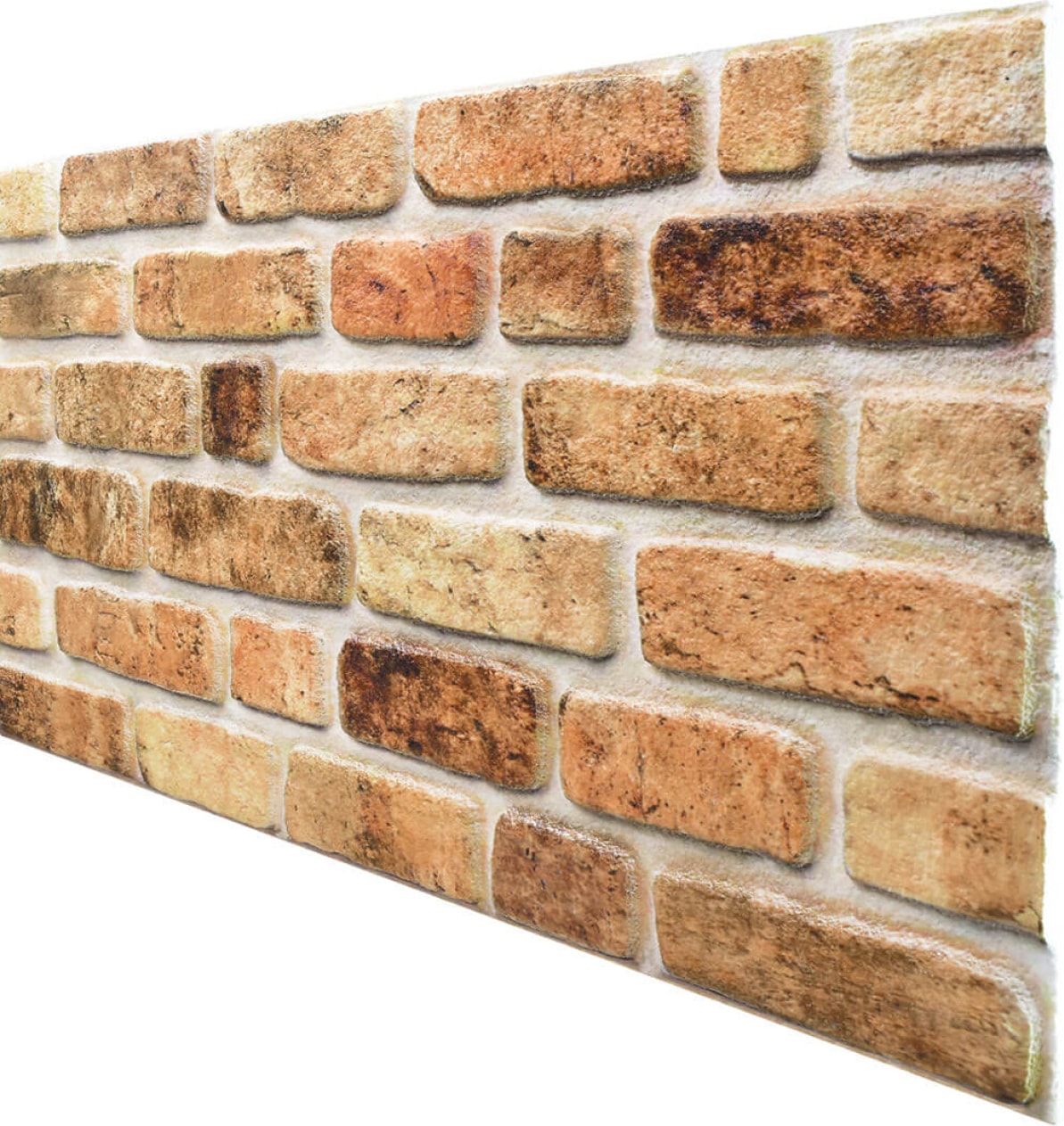 5 Adet (2,5m2) x Tuğla Desenli 3 Boyutlu Renkli Strafor Köpük Duvar Kaplama Paneli (BR-504)