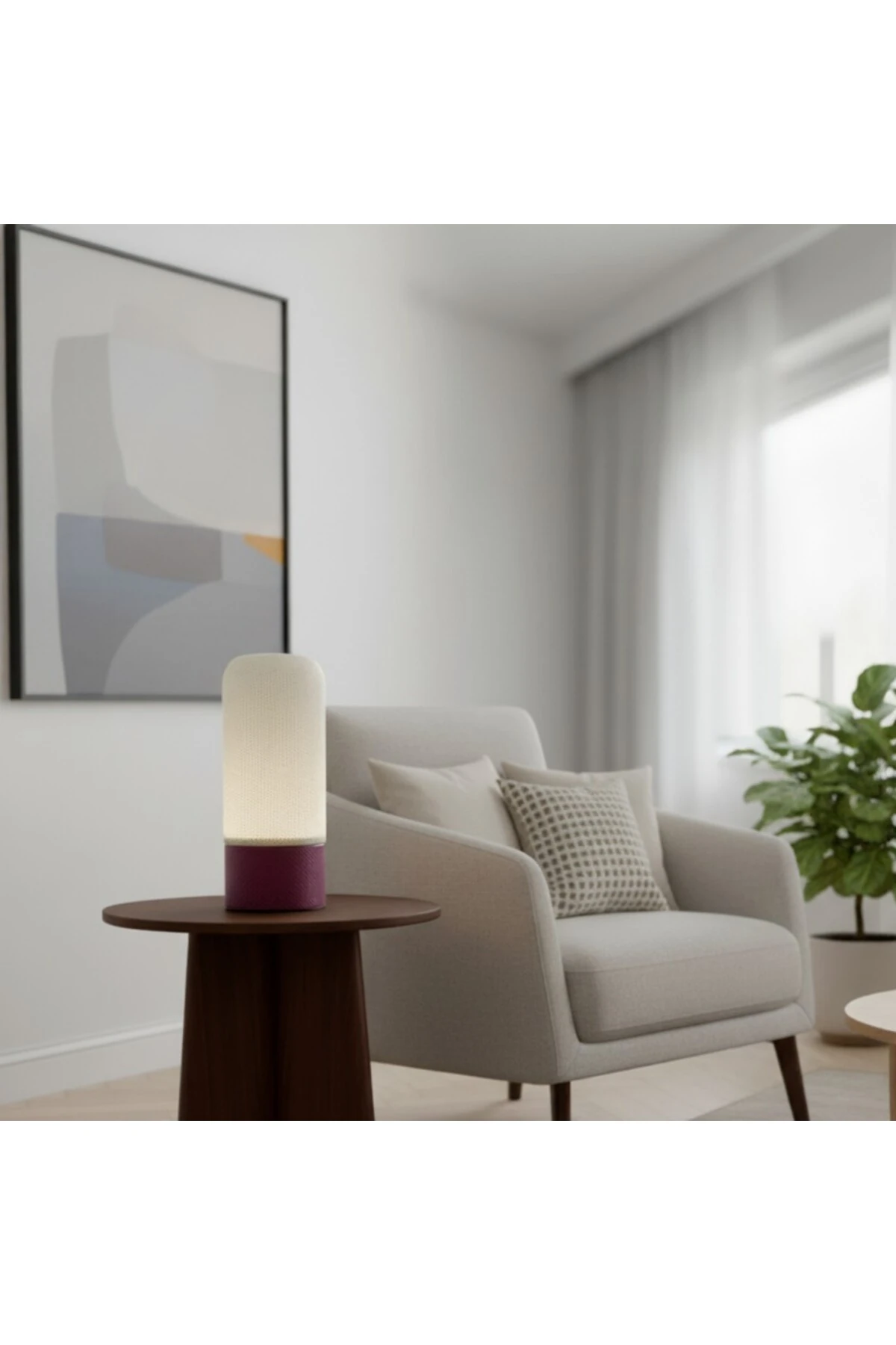 GECE LAMBASI MASA LAMBASI -UZAKTAN KUMANDALI RGB AMPUL VE ANAHTARLI ELEKTRİK KABLOLU