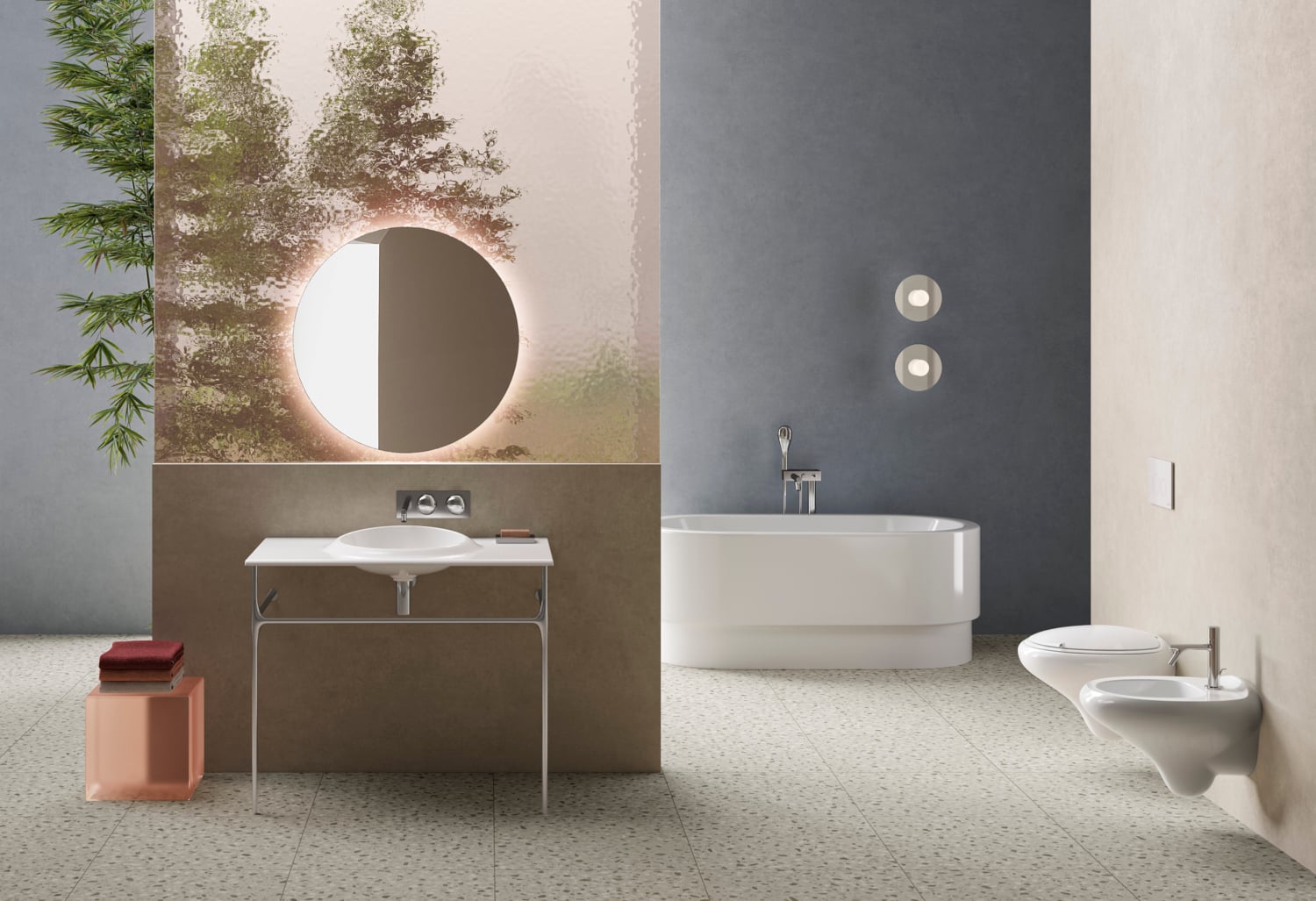 Origin A45159 Lavabo Sifon Seti, Simetrik, Rozetli, Krom