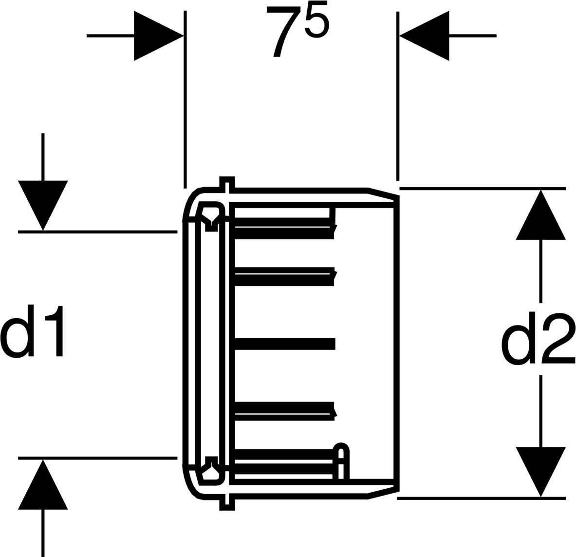 Adaptör 90X110 mm