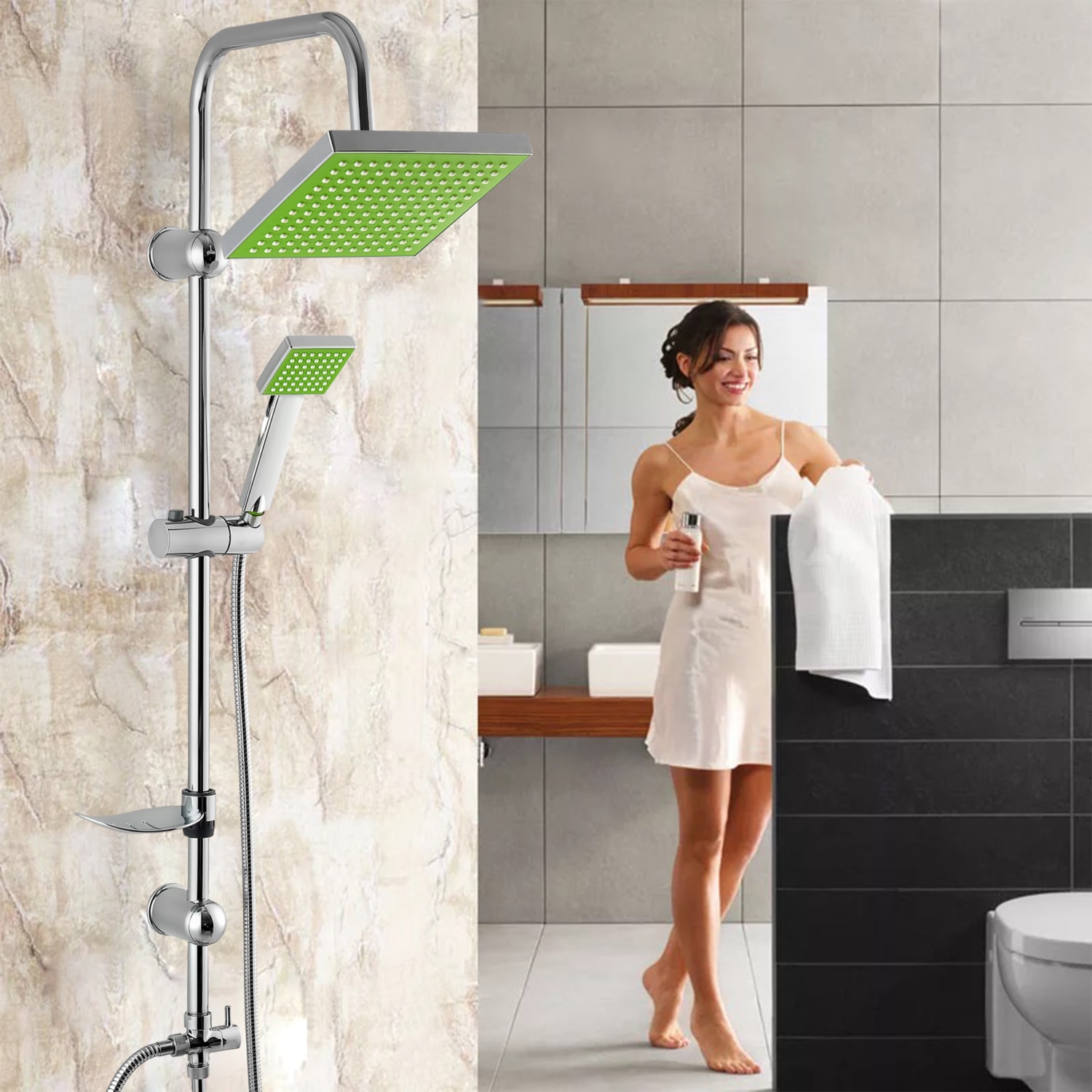 Sempre Duş Seti - Green