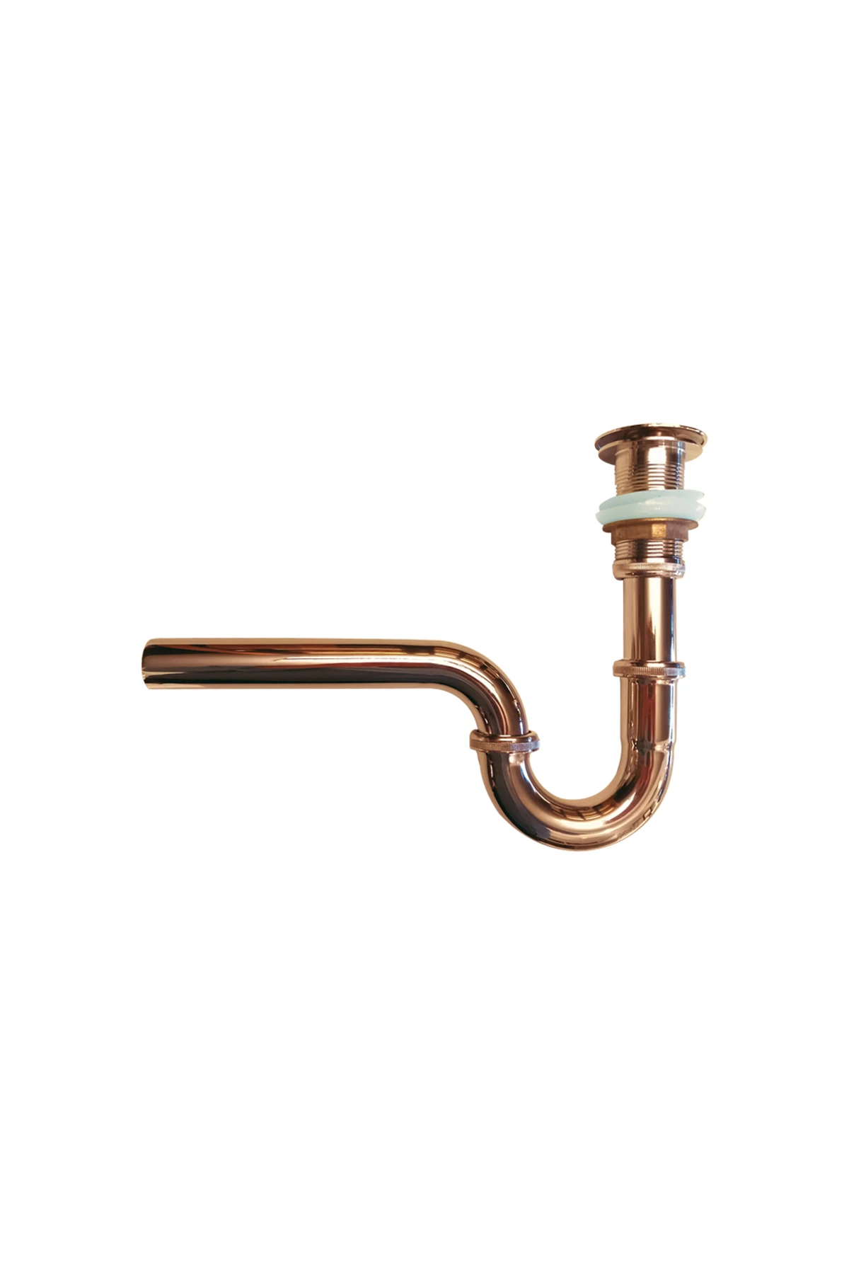 U Sifon + Pop-Up Paslanmaz Rose Gold