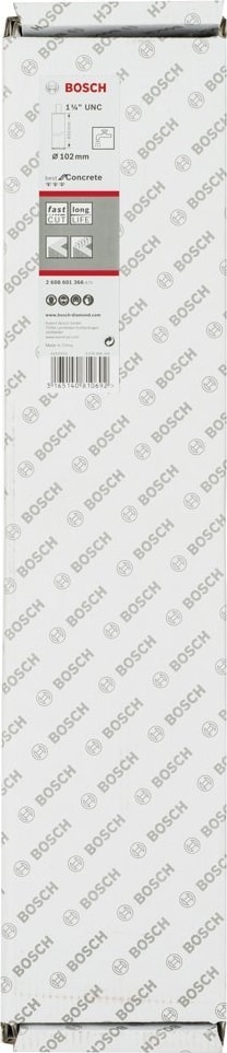 BOSCH Elmas Karot Uç 102 mm 1 1/4'' Unc Giriş
