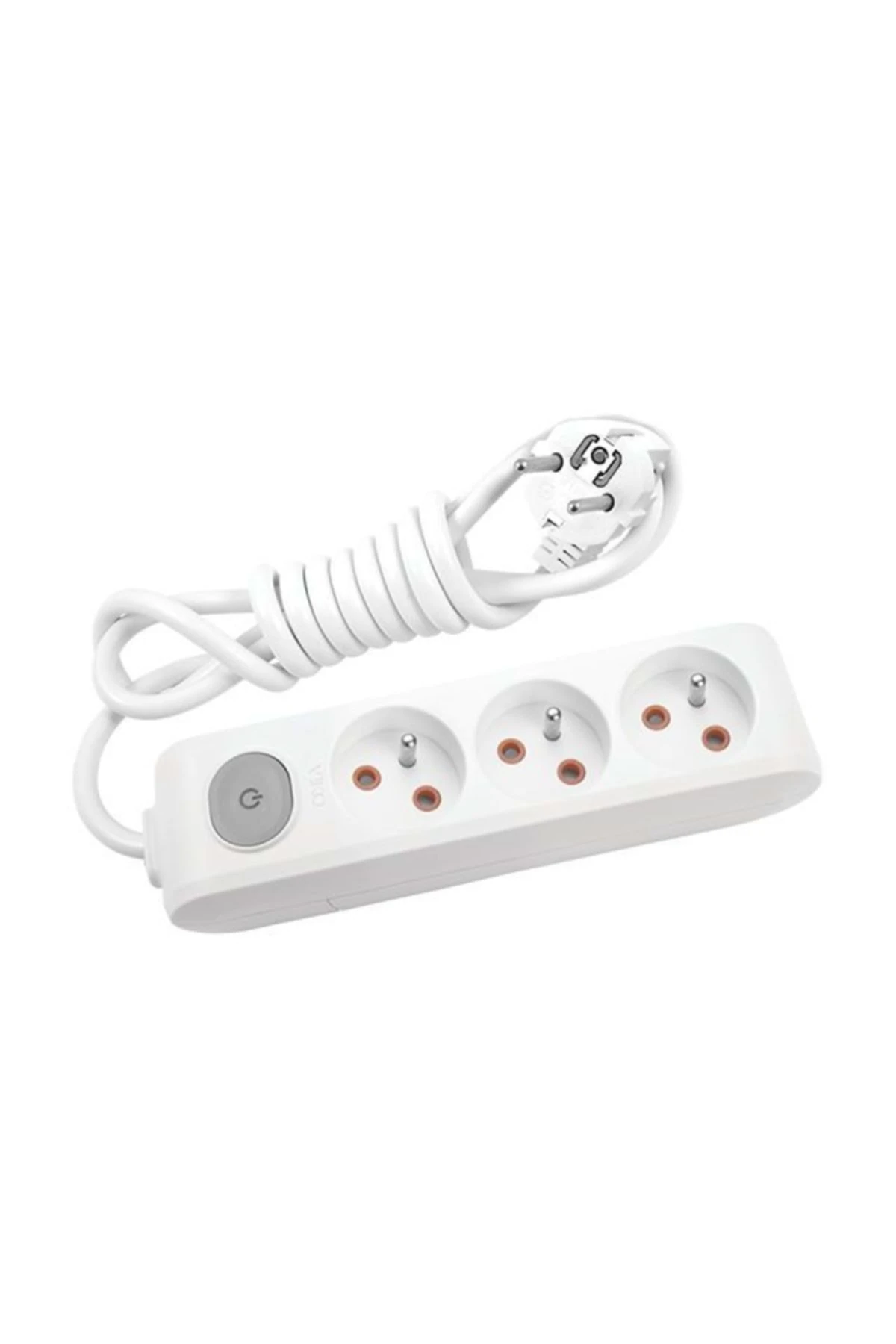 Viko 2 Metre Üçlü Priz Anahtarlı Topraklı Kablolu Ups Çocuk Korumalı