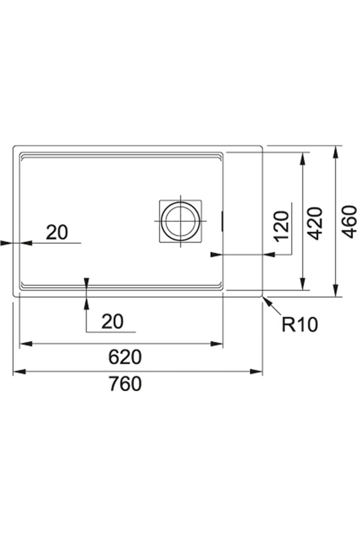 Kubus 2 Kng 110-62 Fragranite Stone Grey Eviye
